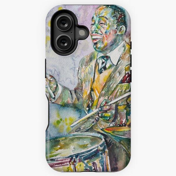 Vista previa del artículo con la obra «Retrato en acuarela de KENNY CLARKE .1», diseñado y vendido por lautir.