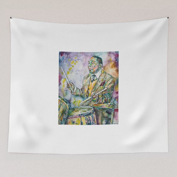 Item preview, KENNY CLARKE watercolor portrait .1 designed and sold by lautir.
