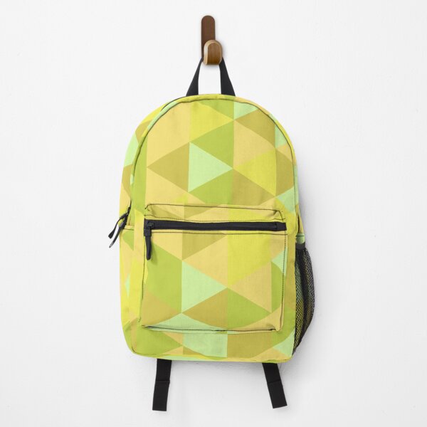Item preview, Vibrant Geometric Triangle Pattern in Shades of Yellow and Green designed and sold by ploen kongsuwan.