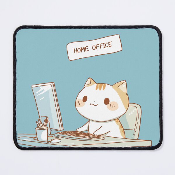 Item preview, Home Office Cat designed and sold by Rtymer.