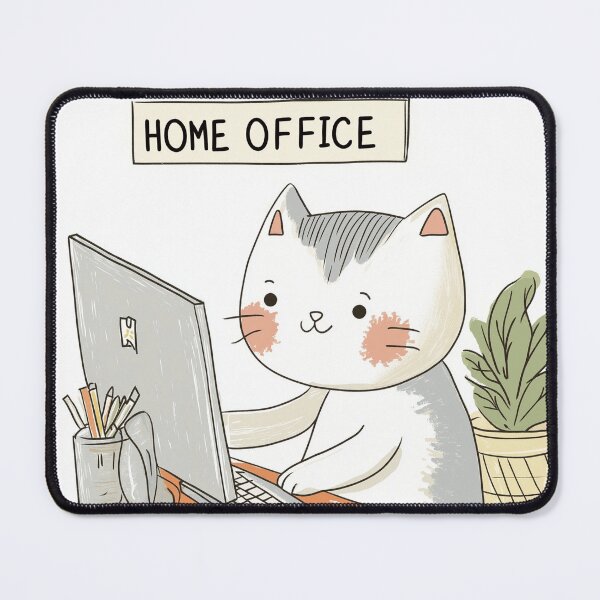 Item preview, Home Office Cat designed and sold by Rtymer.
