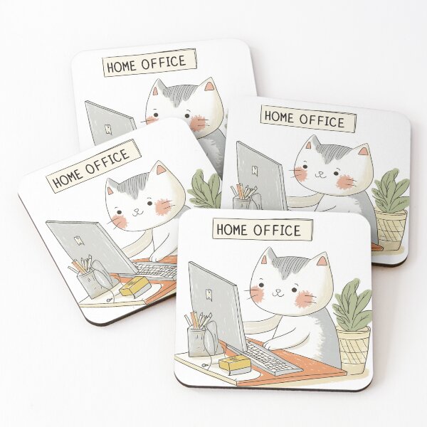 Item preview, Home Office Cat designed and sold by Rtymer.