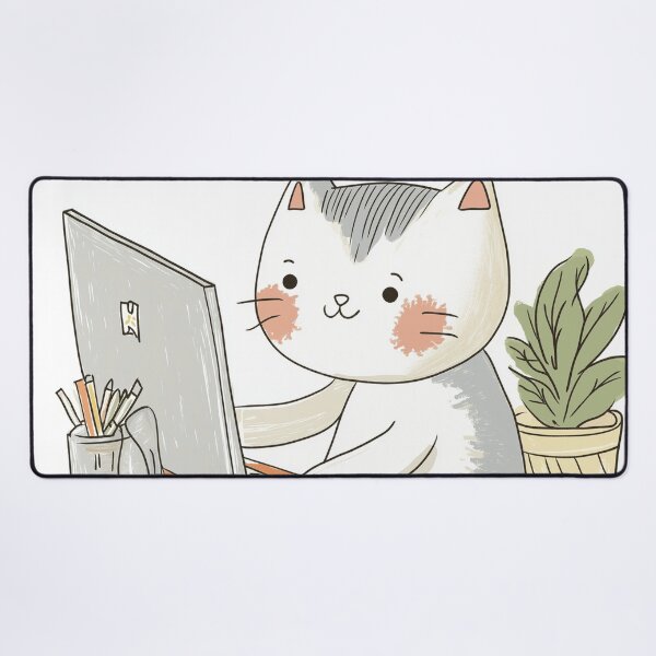 Item preview, Home Office Cat designed and sold by Rtymer.