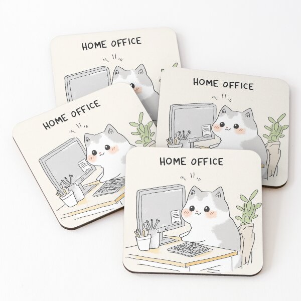 Item preview, Home Office Cat designed and sold by Rtymer.