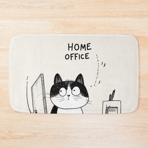 Item preview, Home Office Cat designed and sold by Rtymer.