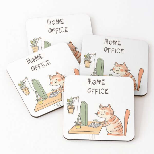 Item preview, Home Office Cat designed and sold by Rtymer.