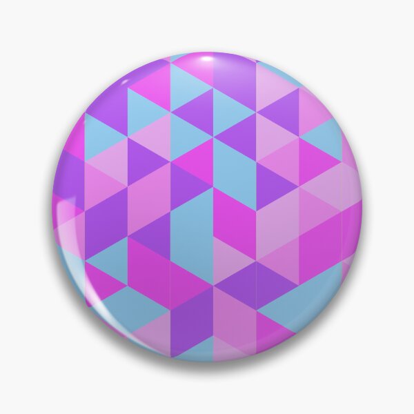 Item preview, Vibrant Geometric Triangle Pattern in Shades of Pink, Purple, and Teal designed and sold by ploen kongsuwan.