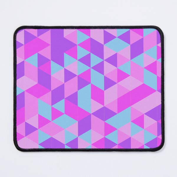 Item preview, Vibrant Geometric Triangle Pattern in Shades of Pink, Purple, and Teal designed and sold by ploen kongsuwan.