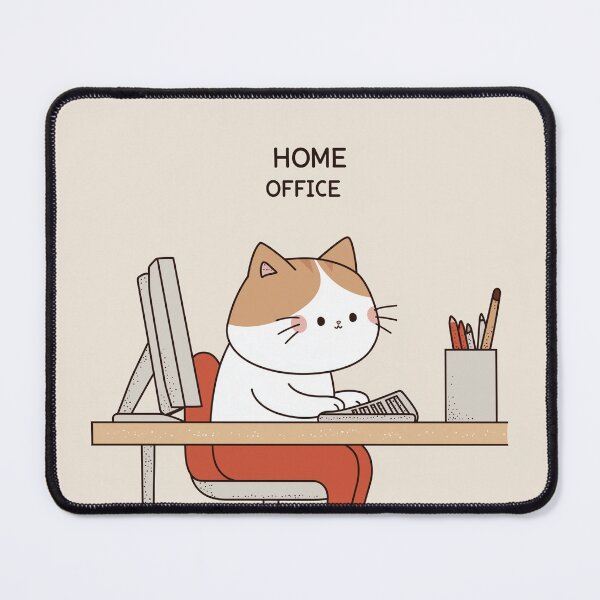 Item preview, Home Office Cat designed and sold by Rtymer.