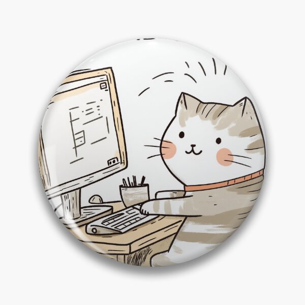 Item preview, Home Office Cat designed and sold by Rtymer.