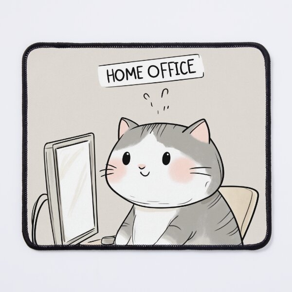 Item preview, Home Office Cat designed and sold by Rtymer.