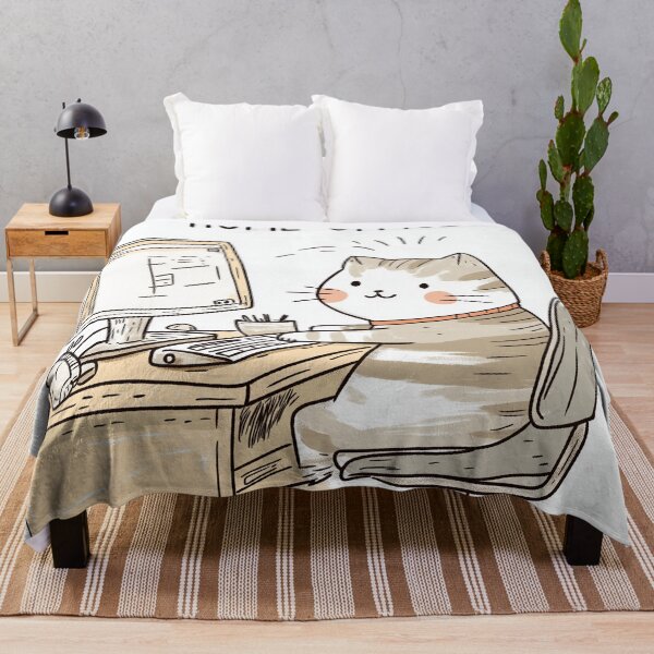 Item preview, Home Office Cat designed and sold by Rtymer.