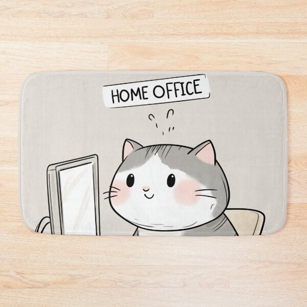 Item preview, Home Office Cat designed and sold by Rtymer.