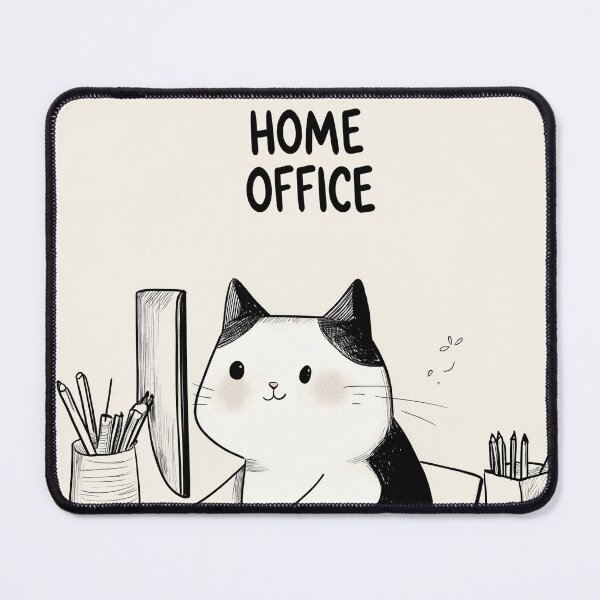 Item preview, Home Office Cat designed and sold by Rtymer.