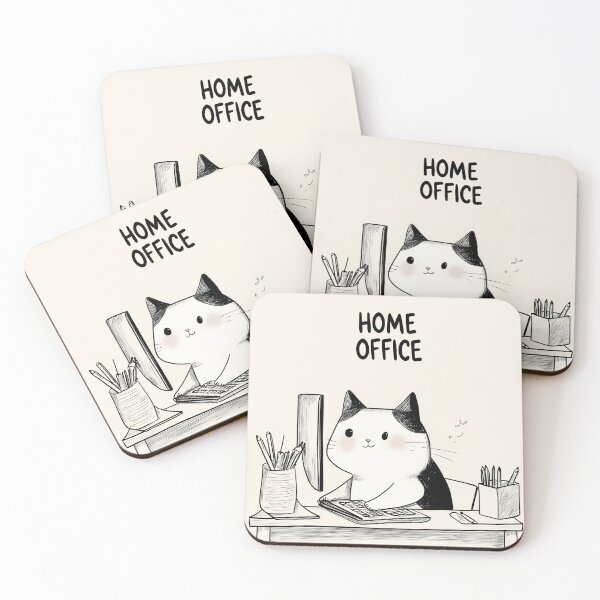 Item preview, Home Office Cat designed and sold by Rtymer.