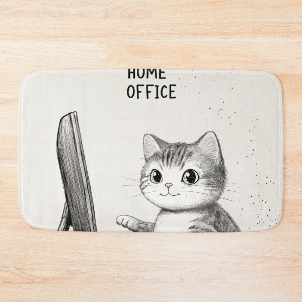 Item preview, Home Office Cat designed and sold by Rtymer.