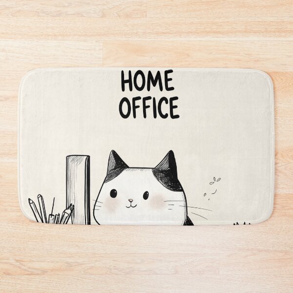 Item preview, Home Office Cat designed and sold by Rtymer.