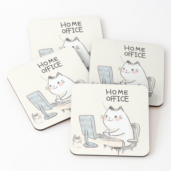 Item preview, Home Office Cat designed and sold by Rtymer.