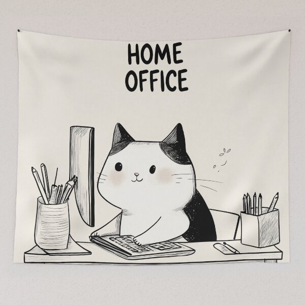 Item preview, Home Office Cat designed and sold by Rtymer.