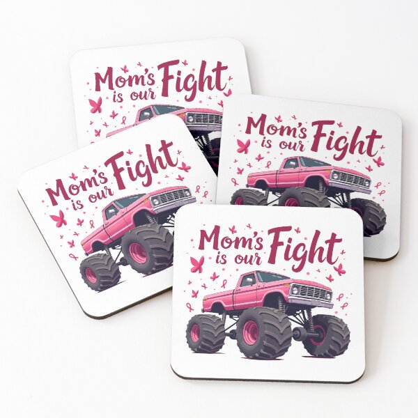 Item preview, Mom’s Fight Is Our Fight - Breast Cancer Awareness designed and sold by HandicraftArt.
