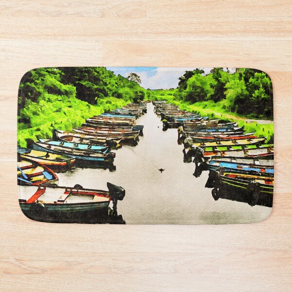 Item preview, Colorful watercolor of boats on Lough Leane, Killarney, County Kerry,Ireland designed and sold by GestaltImagery.