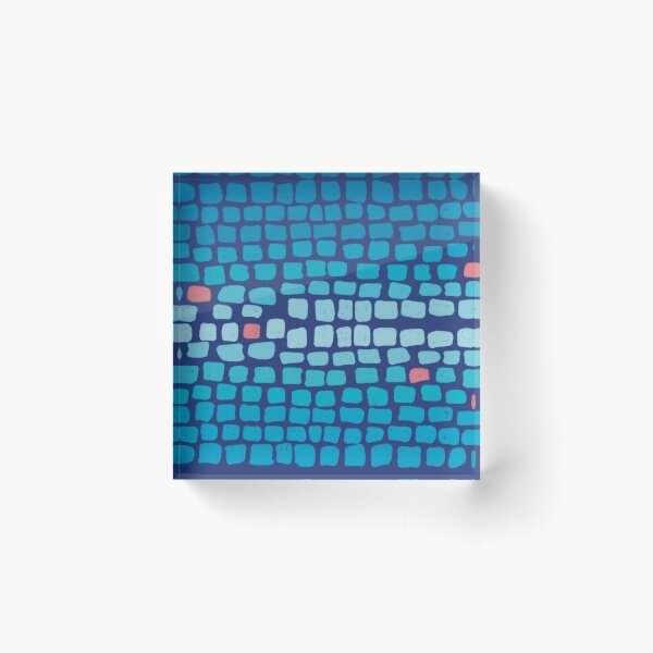Item preview, Blue mosaic designed and sold by Hélène Carmona.