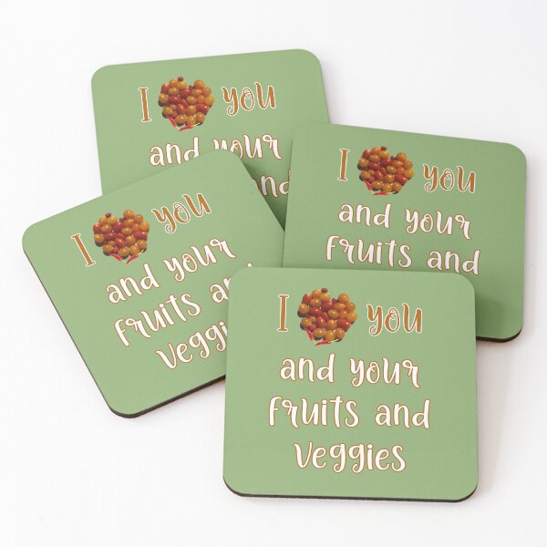 Item preview, I love you and your fruits and veggies designed and sold by mariya-ivanova.