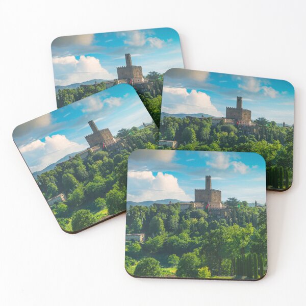 Item preview, Poppi village and castle view. Tuscany Italy designed and sold by Stefano Orazzini.