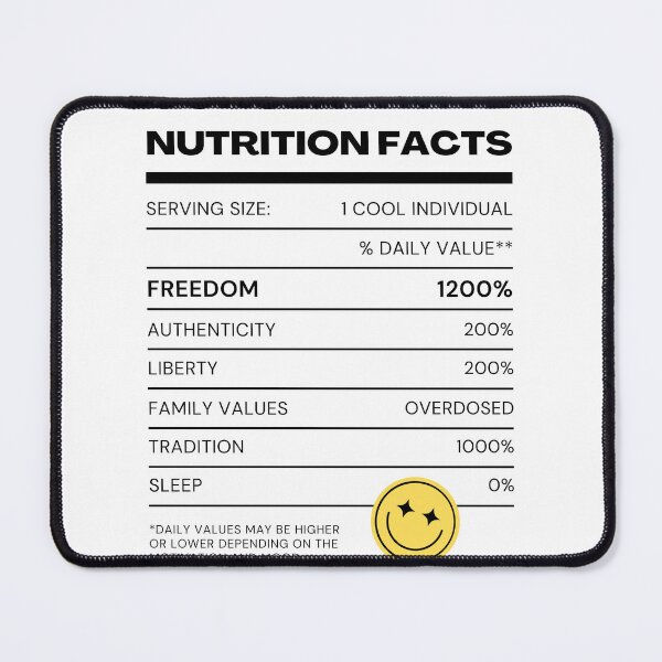Item preview, Conservative Nutrition Facts designed and sold by libertythreadz.