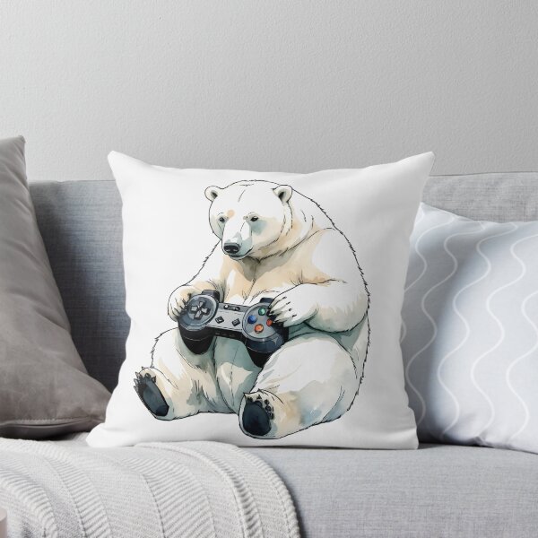 Item preview, Polar Bear Gamer designed and sold by vivian011425.
