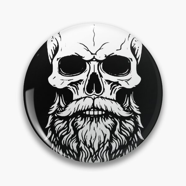 Item preview, Bearded skull designed and sold by Brexmore3.