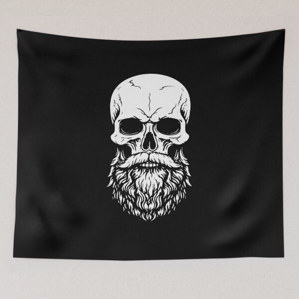 Item preview, Bearded skull designed and sold by Brexmore3.
