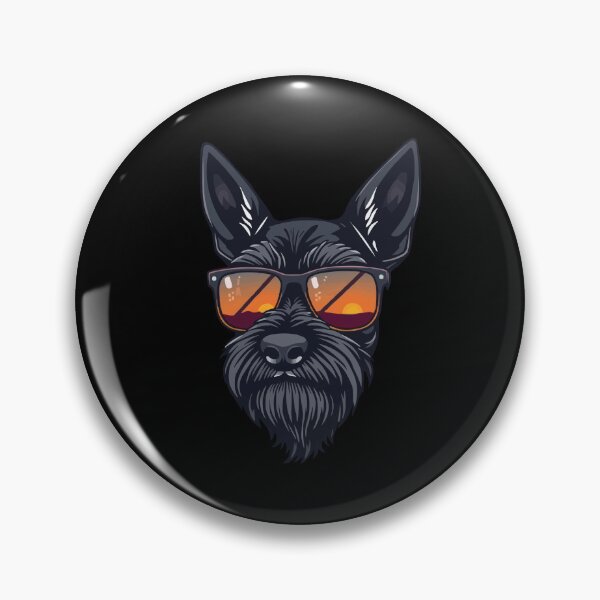 Item preview, Retro Black Schnauzer designed and sold by Getup-clothing.