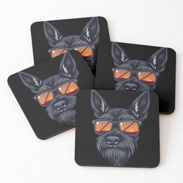 Item preview, Retro Black Schnauzer designed and sold by Getup-clothing.