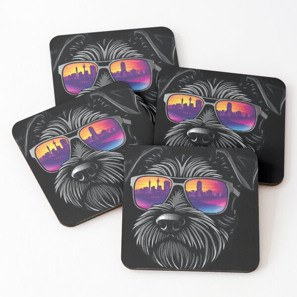 Item preview, Retro Black Schnauzer designed and sold by Getup-clothing.