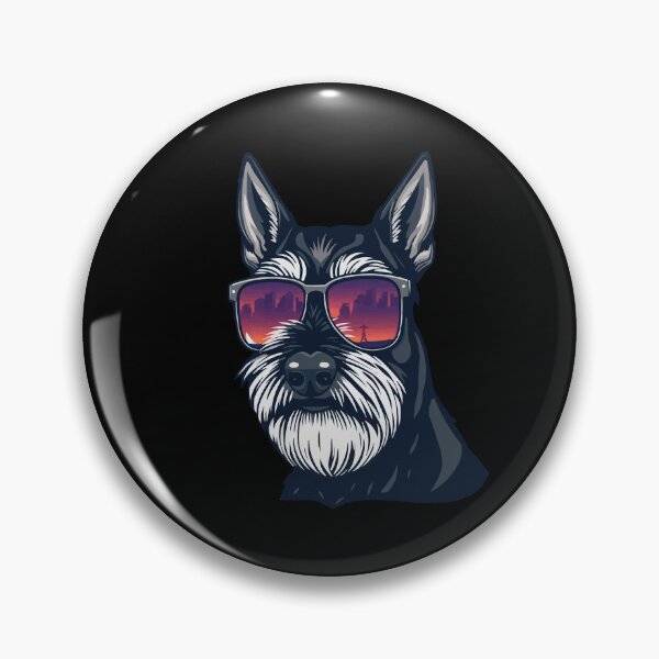 Item preview, Retro Black Schnauzer designed and sold by Getup-clothing.