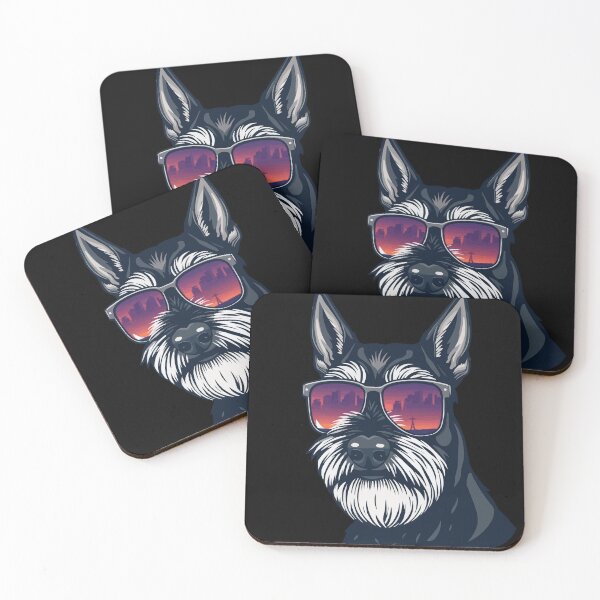 Item preview, Retro Black Schnauzer designed and sold by Getup-clothing.