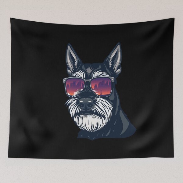 Item preview, Retro Black Schnauzer designed and sold by Getup-clothing.