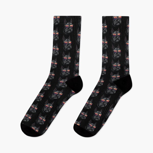 Item preview, Retro Black Schnauzer designed and sold by Getup-clothing.