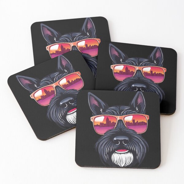Item preview, Retro Black Schnauzer designed and sold by Getup-clothing.