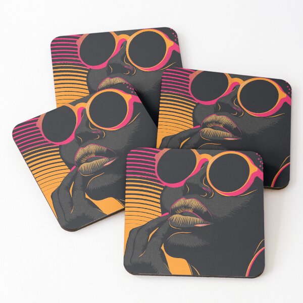 Item preview, Neon Pop Art Illustration | Modern Portrait & Futuristic Fashion designed and sold by djovan.