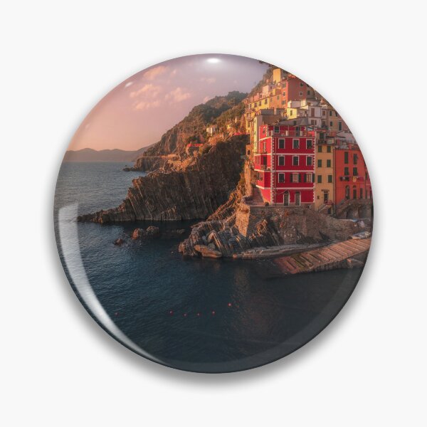 Item preview, Riomaggiore village at sunset. Cinque Terre, Liguria designed and sold by Stefano Orazzini.