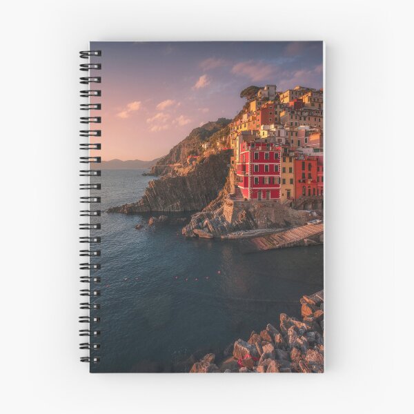 Item preview, Riomaggiore village at sunset. Cinque Terre, Liguria designed and sold by Stefano Orazzini.