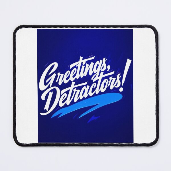 Item preview, "Greetings Detractors – Embrace Criticism and Turn Negativity into Strength" designed and sold by IINSPIRA.