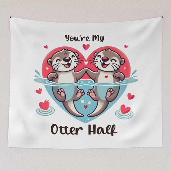 Artikelvorschau, Du bist meine Otterhälfte entworfen und verkauft von Meemaart.