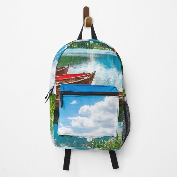 Item preview, Boats on the Lake Misurina and Dolomites mountains, Italy designed and sold by Stefano Orazzini.