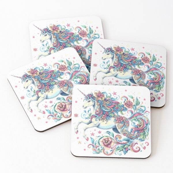 Item preview, Magical Unicorn Stickers and Magnets for Kids' Crafts, Preschool Activities, Nursery Décor, and Fantasy Enthusiasts designed and sold by harmzk90.