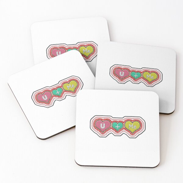 Item preview, Valentine You Plus Me Embroidered Effect designed and sold by RonJoshArts.