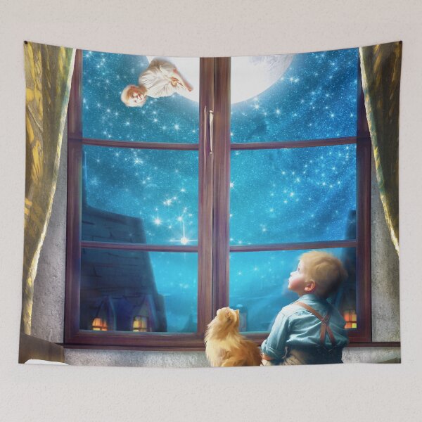Item preview, The Girl on the Moon designed and sold by DVerissimo.