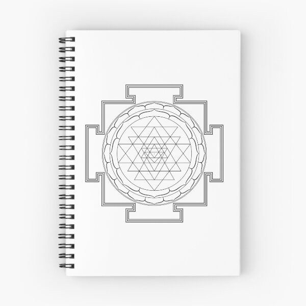 Item preview, Sri Yantra Mandala (in black) designed and sold by ANGELSONLY.